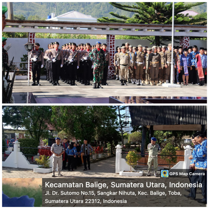 Satuan Polisi Pamong Praja Mengikuti Upacara Peringatan Hari Wafat ke 116 Raja Sisingamangaraja XII